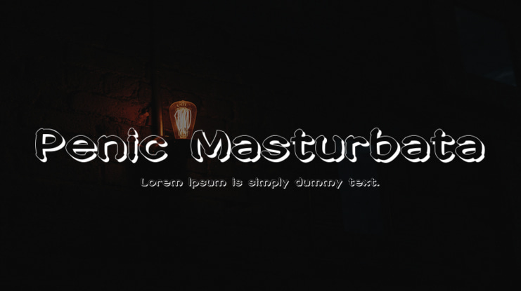 Penic Masturbata Font