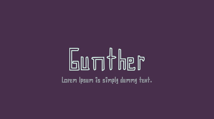 Gunther Font