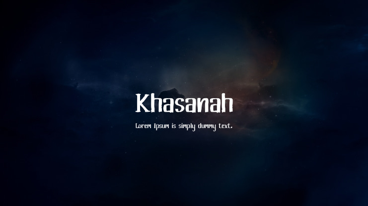Khasanah Font