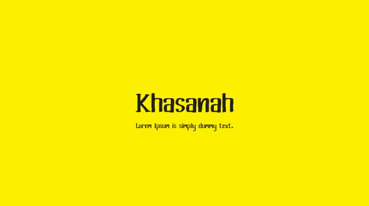 Khasanah Font