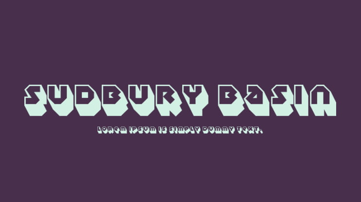 Sudbury Basin Font Family