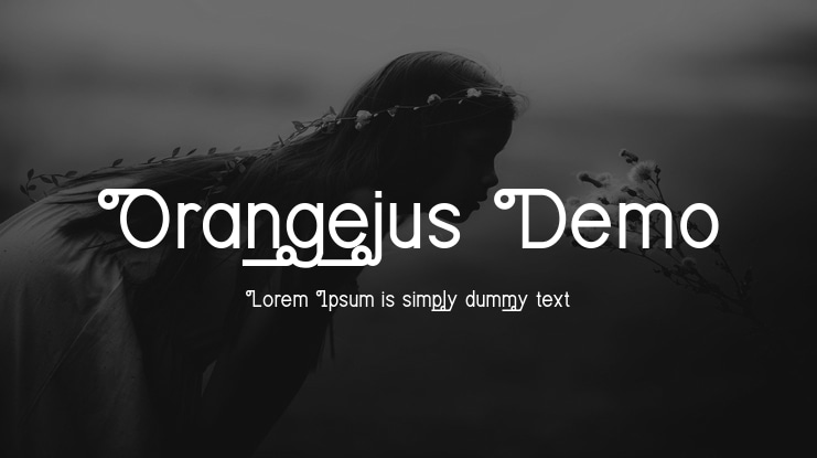 Orangejus Demo Font