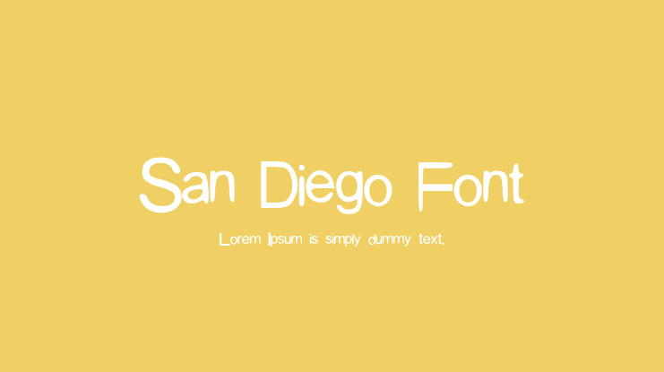 San_Diego_Font Font