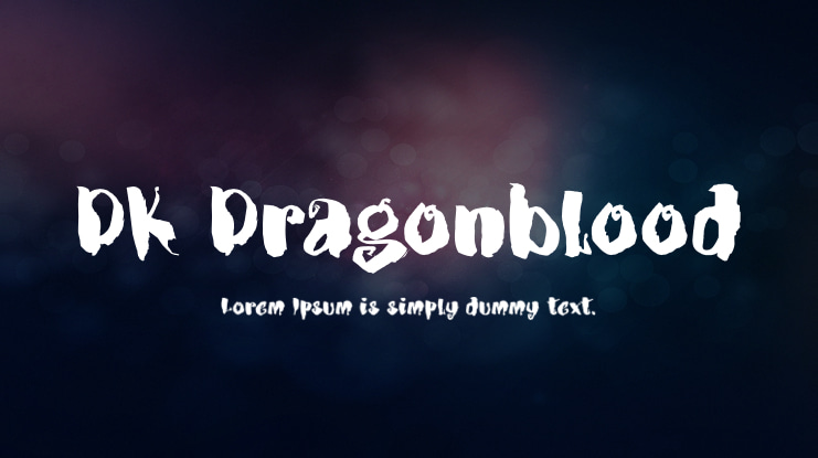 DK Dragonblood Font