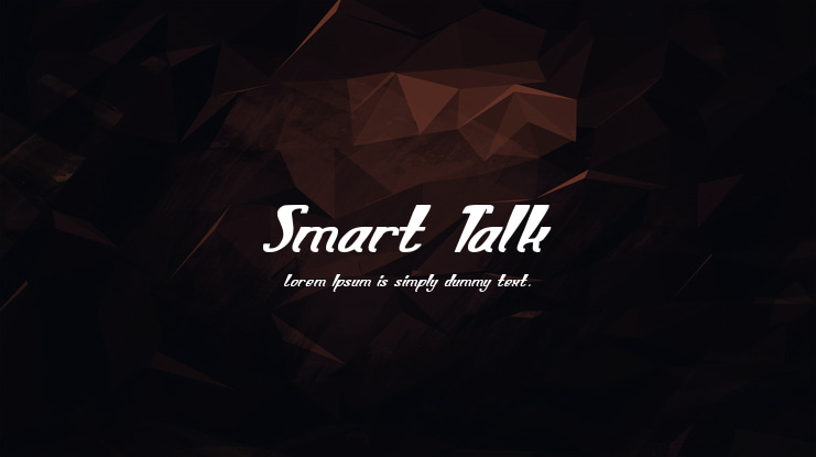 Smart Talk Font