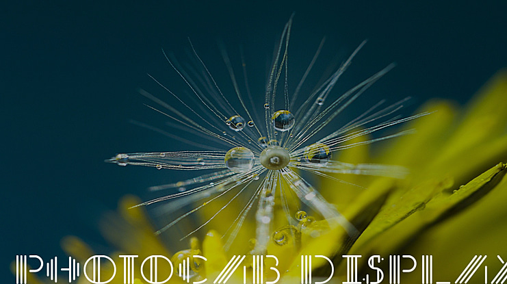 PhotoCab Display Font