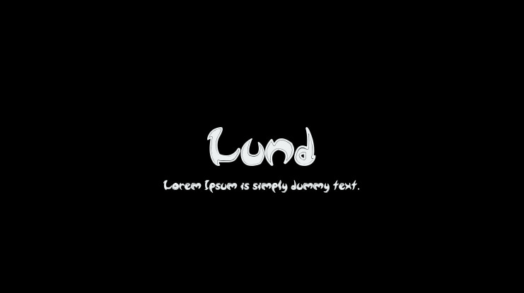 Lund Font