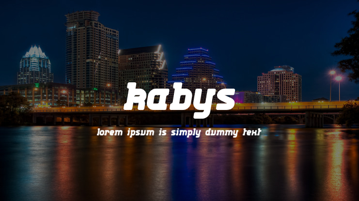 Kabys Font
