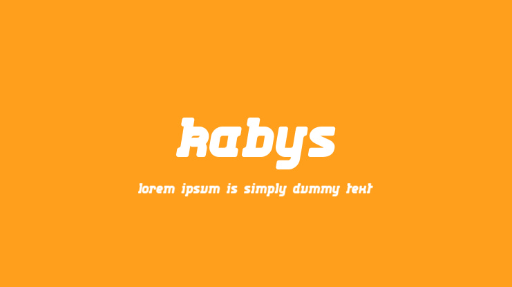 Kabys Font