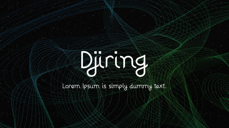 Djiring Font