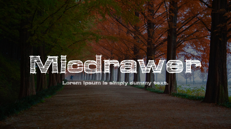 Micdrawer Font