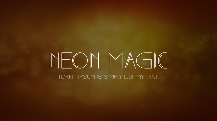 Neon Magic Font