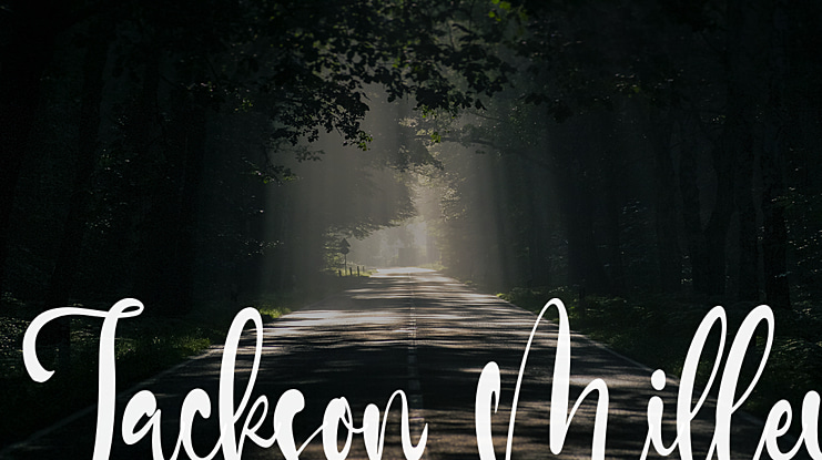 Jackson Miller Font