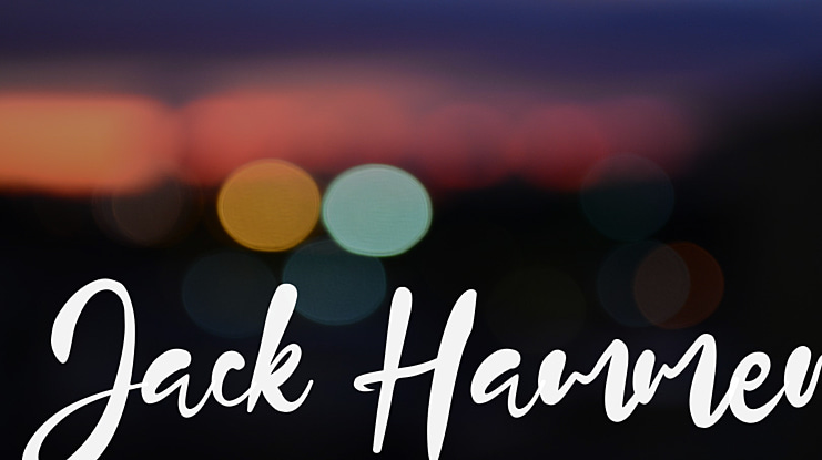 Jack Hammer Font