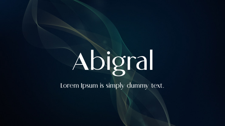 Abigral Font