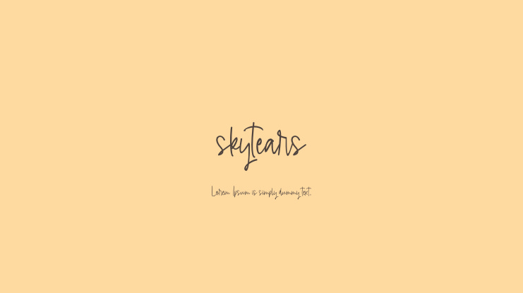 skytears Font