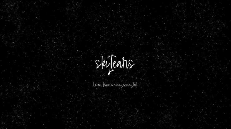 skytears Font