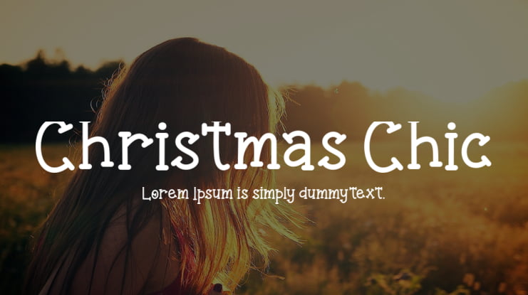 Christmas Chic Font