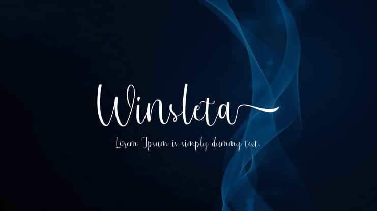Winsleta Font