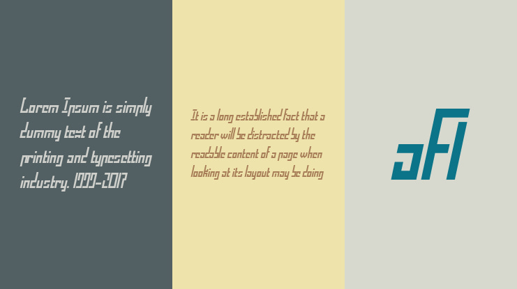 Operational Amplifier Font