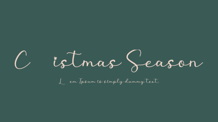 Christmas Season Font