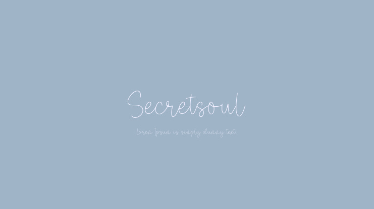 Secretsoul Font