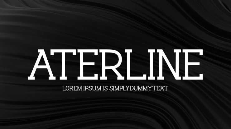Aterline Font
