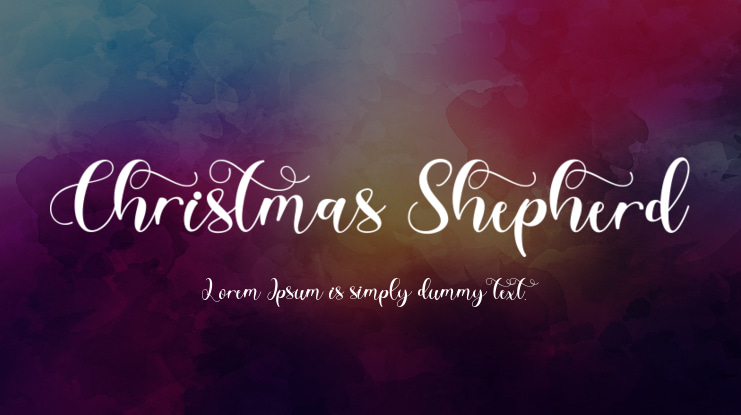 Christmas Shepherd Font