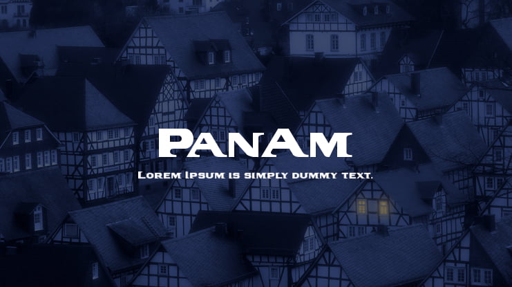 PanAm Font Family