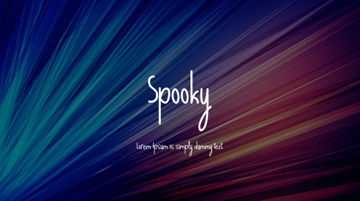 Spooky Font