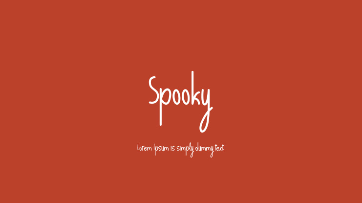 Spooky Font