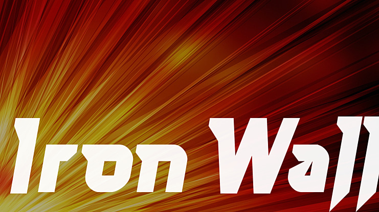Iron Wall Font