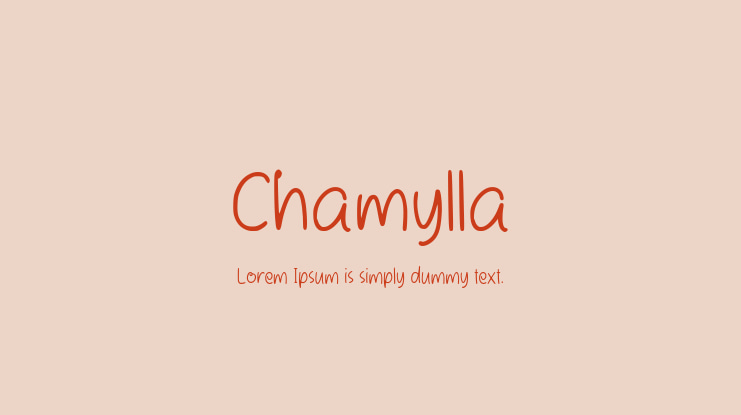 Chamylla Font