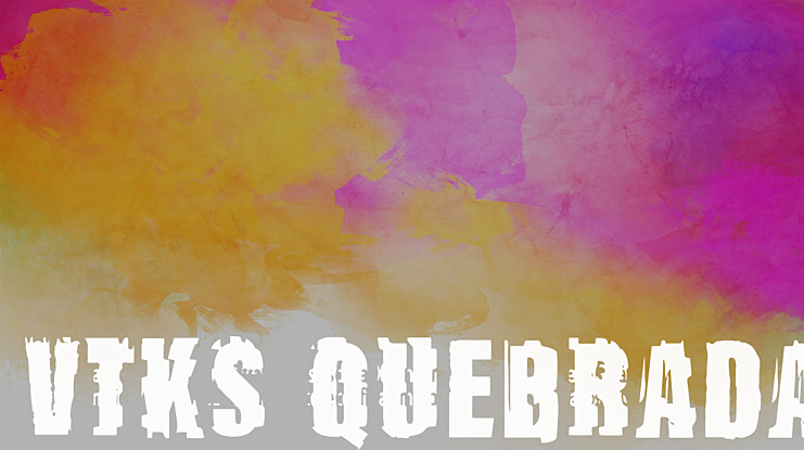VTKS QUEBRADA Font