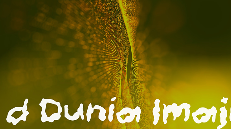 d Dunia Imaji Font