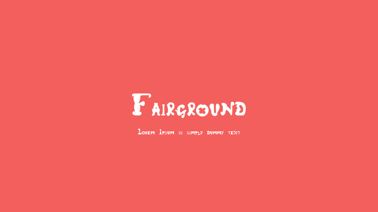 Fairground Font