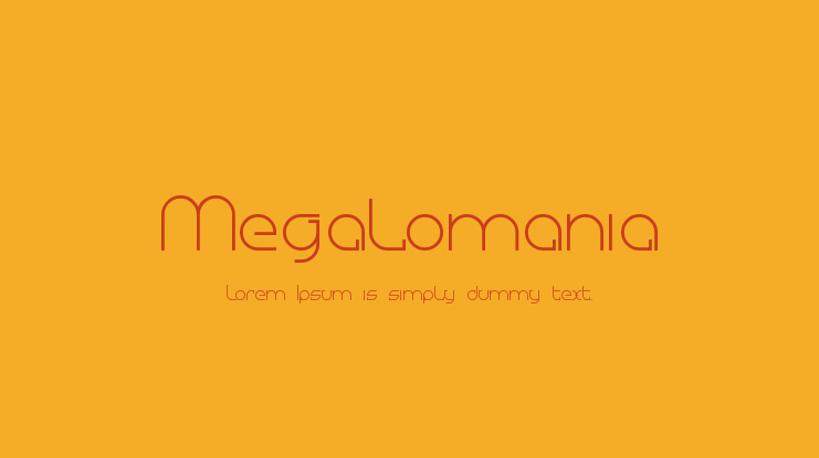 Megalomania Font Family