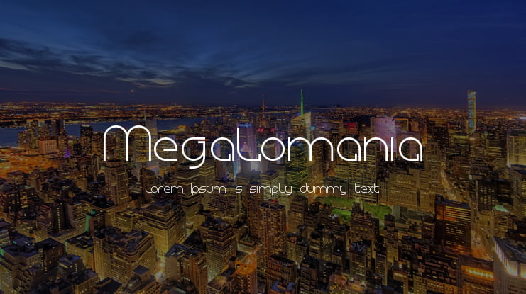 Megalomania Font Family