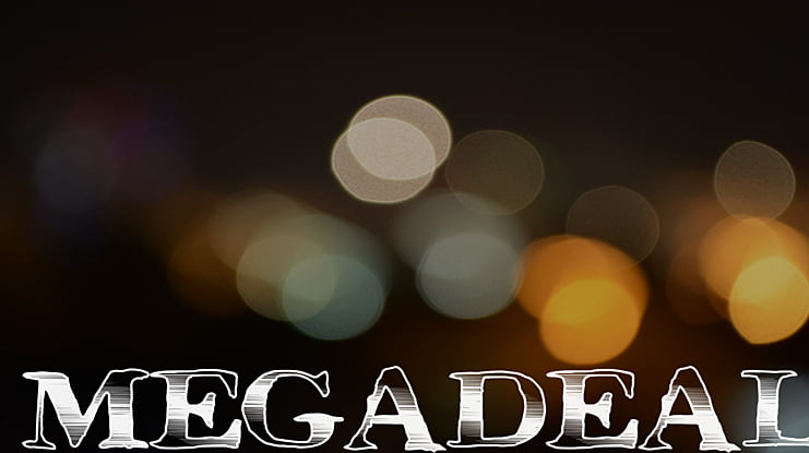 MegaDeal Font