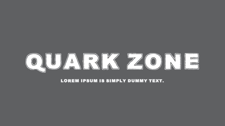 Quark Zone Font