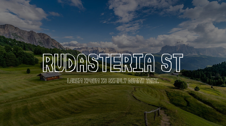 Rudasteria St Font