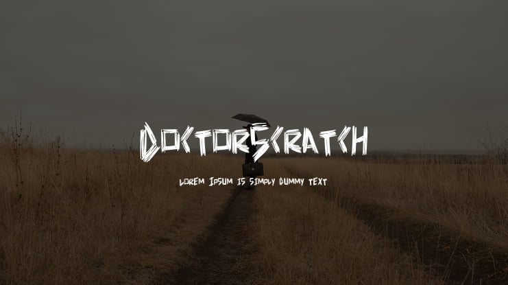 DoctorScratch Font