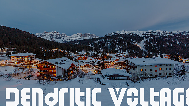 Dendritic Voltage Font