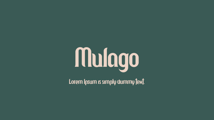 Mulago Font
