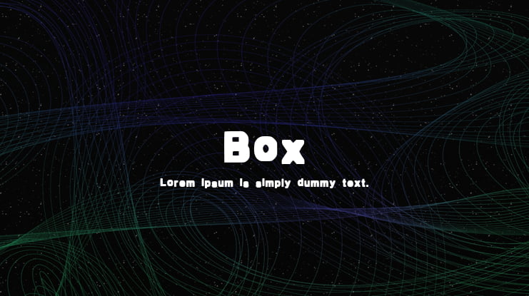Box Font