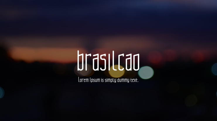 BRASILCAO Font