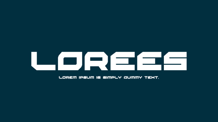 lorees Font Family