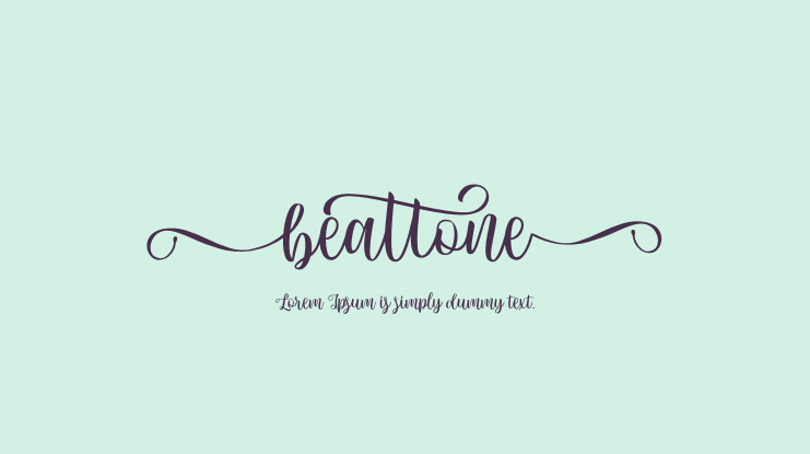 Beattone Font