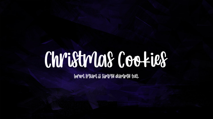 Christmas Cookies Font