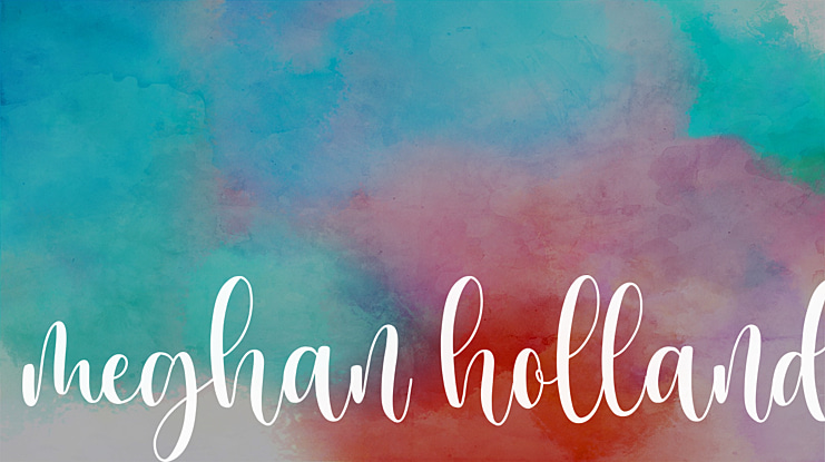 meghan holland Font